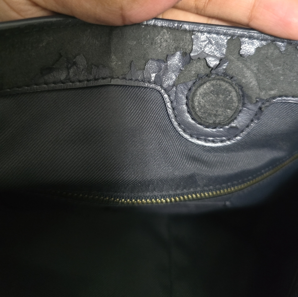 Coach Pebbled Leather Shoulder Bag - Picture 9 of 11